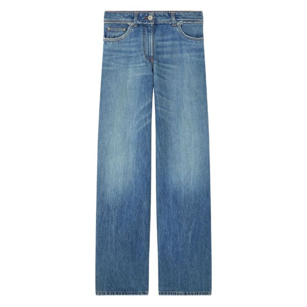 Versace Women Denim Cotton Jeans